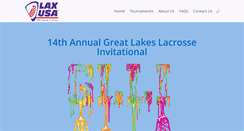 Desktop Screenshot of greatlakeslacrosse.net